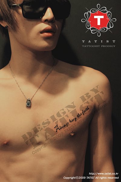 jaejoong tattoo. Picture of the Day: Jaejoong